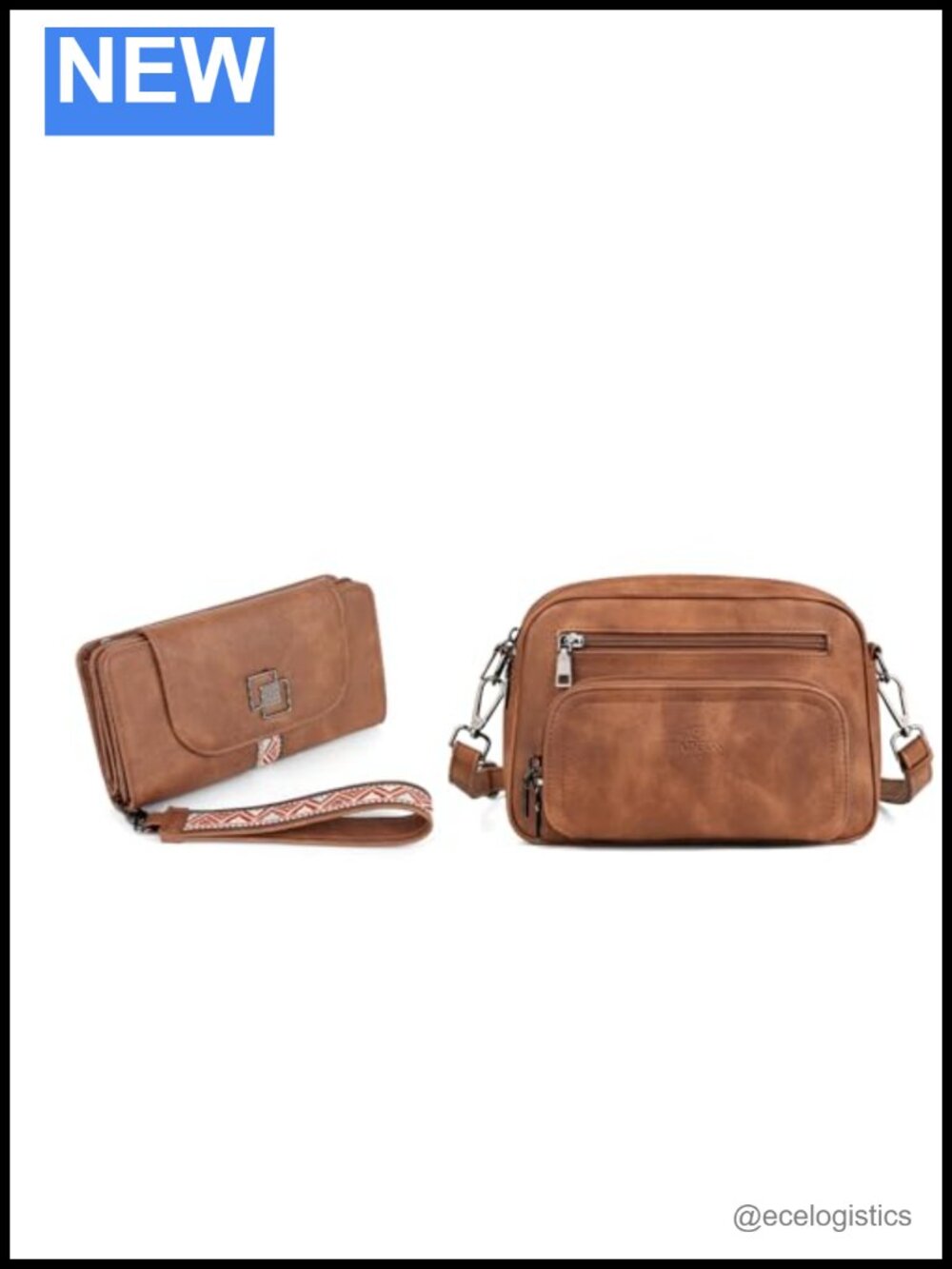 Women's Trifold Wallet RFID Blocking PU Leather 23 Card Slots Wristlet